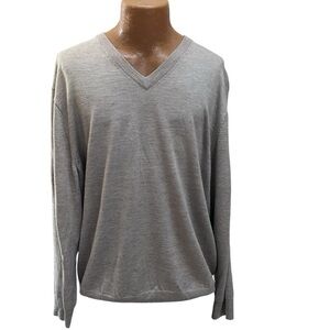 Jos A Bank Executive Collection Grey Wool Blend
Lightweight Sweater Size XXL